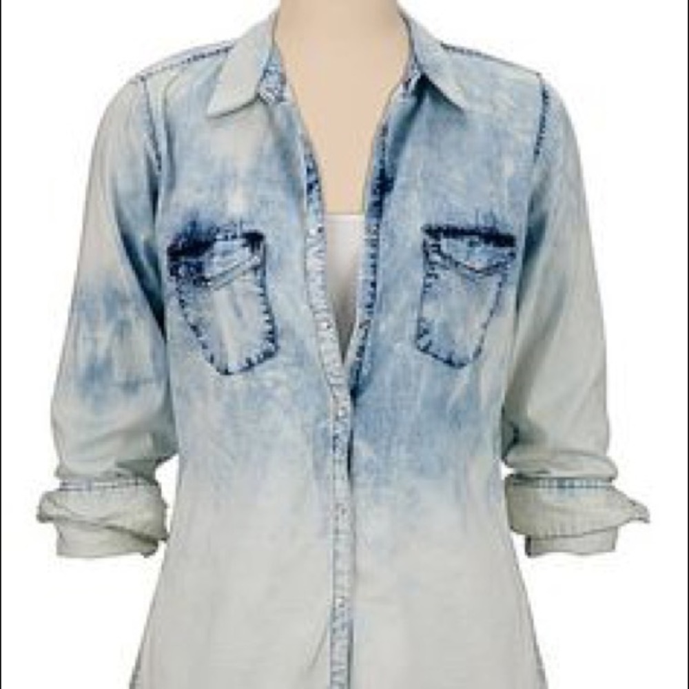 Maurice's Button Down Chambray Shirt
