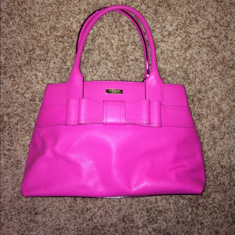 Hot Pink Kate Spade Bow purse (offers welcome!)