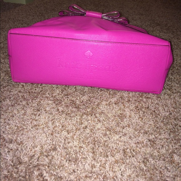 Hot Pink Kate Spade Bow purse (offers welcome!) - Picture 2 of 8