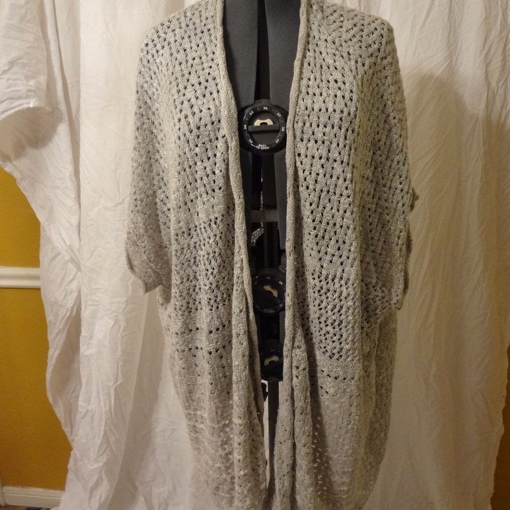 Gray Cardigan (size 18/20)