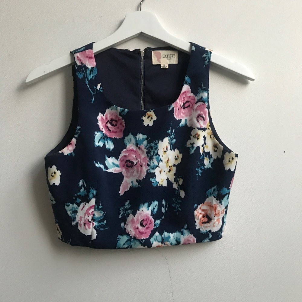 Floral Crop Top