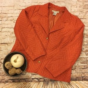 Requirements Quilted Orange 🍊 Jacket