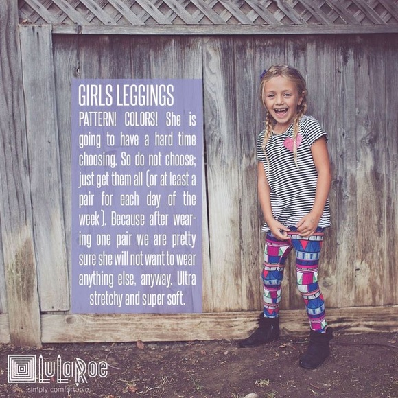 Brand New Lularoe leggings kids LXL - Picture 4 of 5