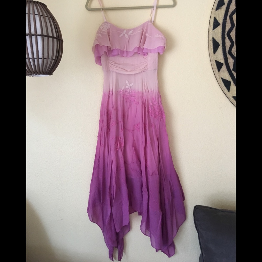 Silk Free People Dress - Picture 2 of 3