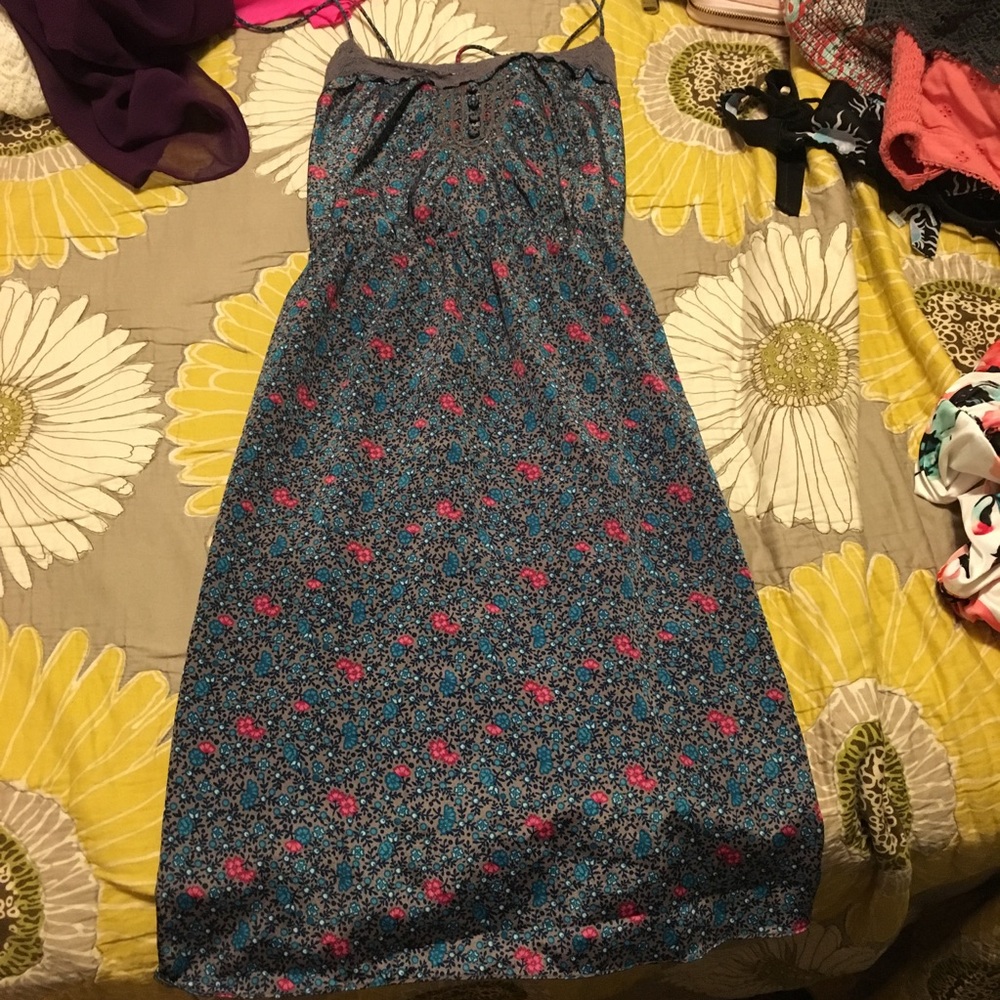 Silky Criss cross back dress