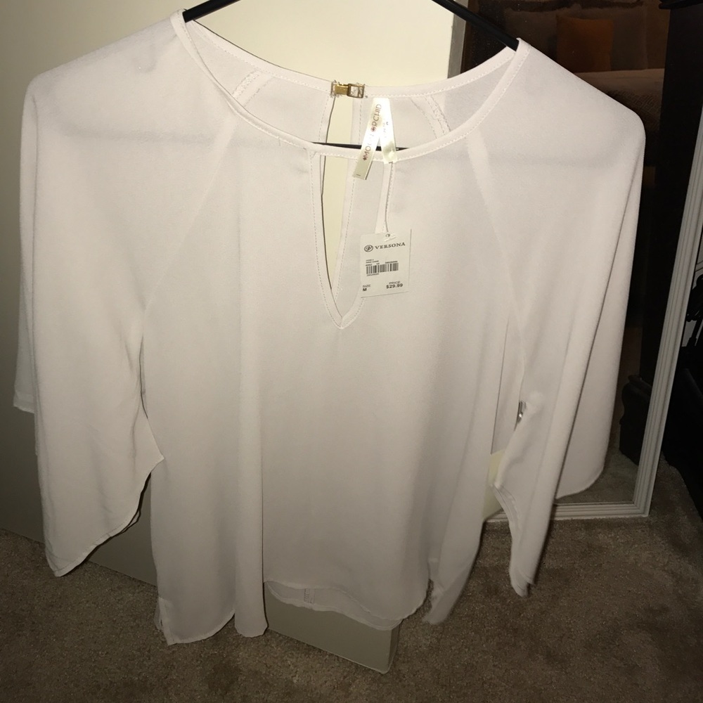 Brand new,never worn off white blouse.