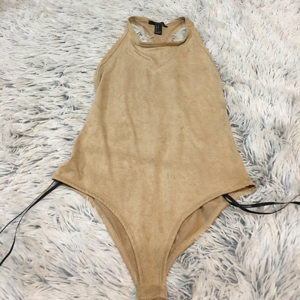 Forever 21 tan body suit💛