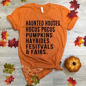 Halloween List Tee - Women's Halloween Shirt Halloween List Tee - Women's Halloween Shirt