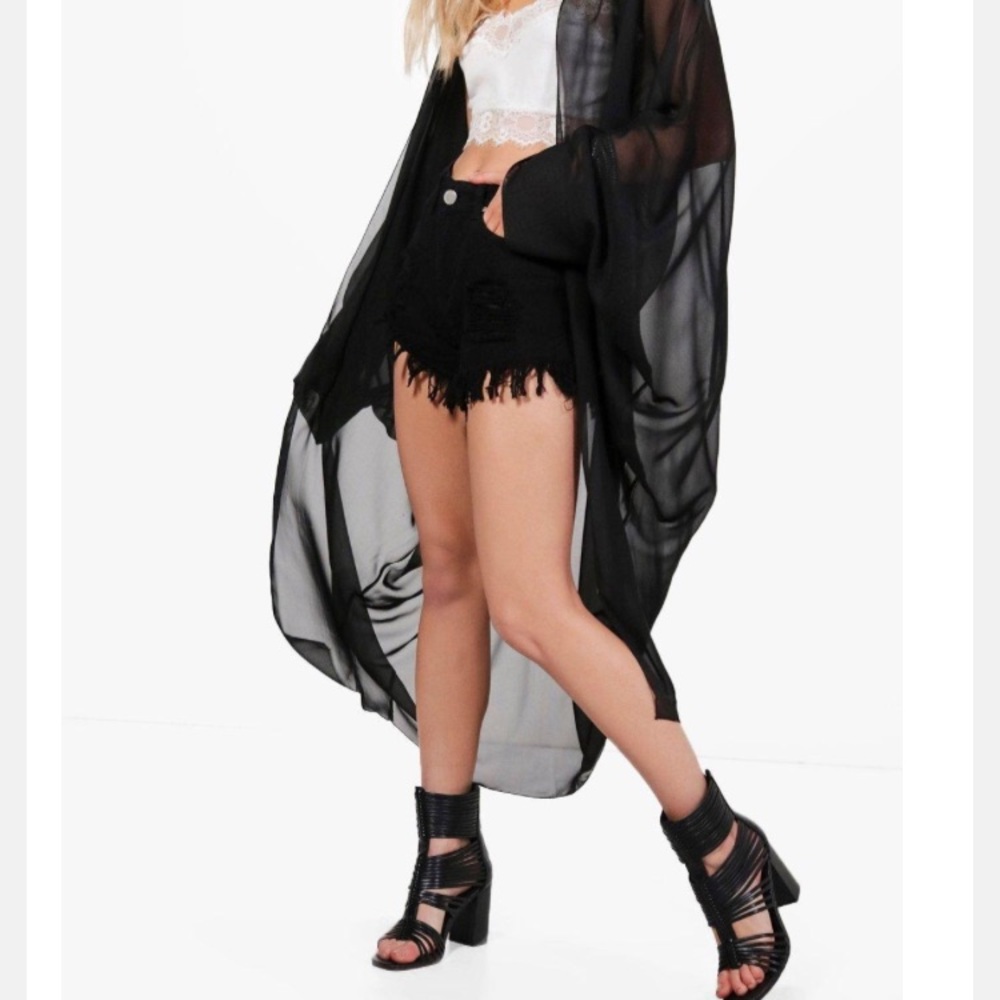 Boohoo Sheer Kimono