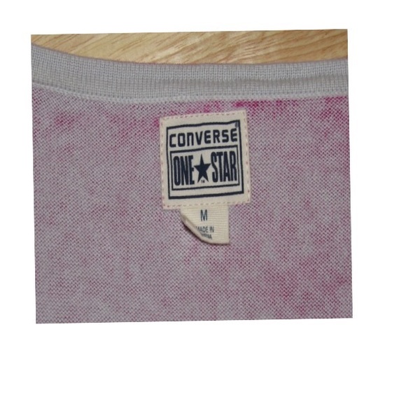 Converse One Star Button Front Striped Cardigan - Picture 4 of 4