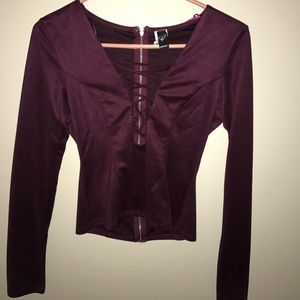 Plunging neckline top Plunging neckline top