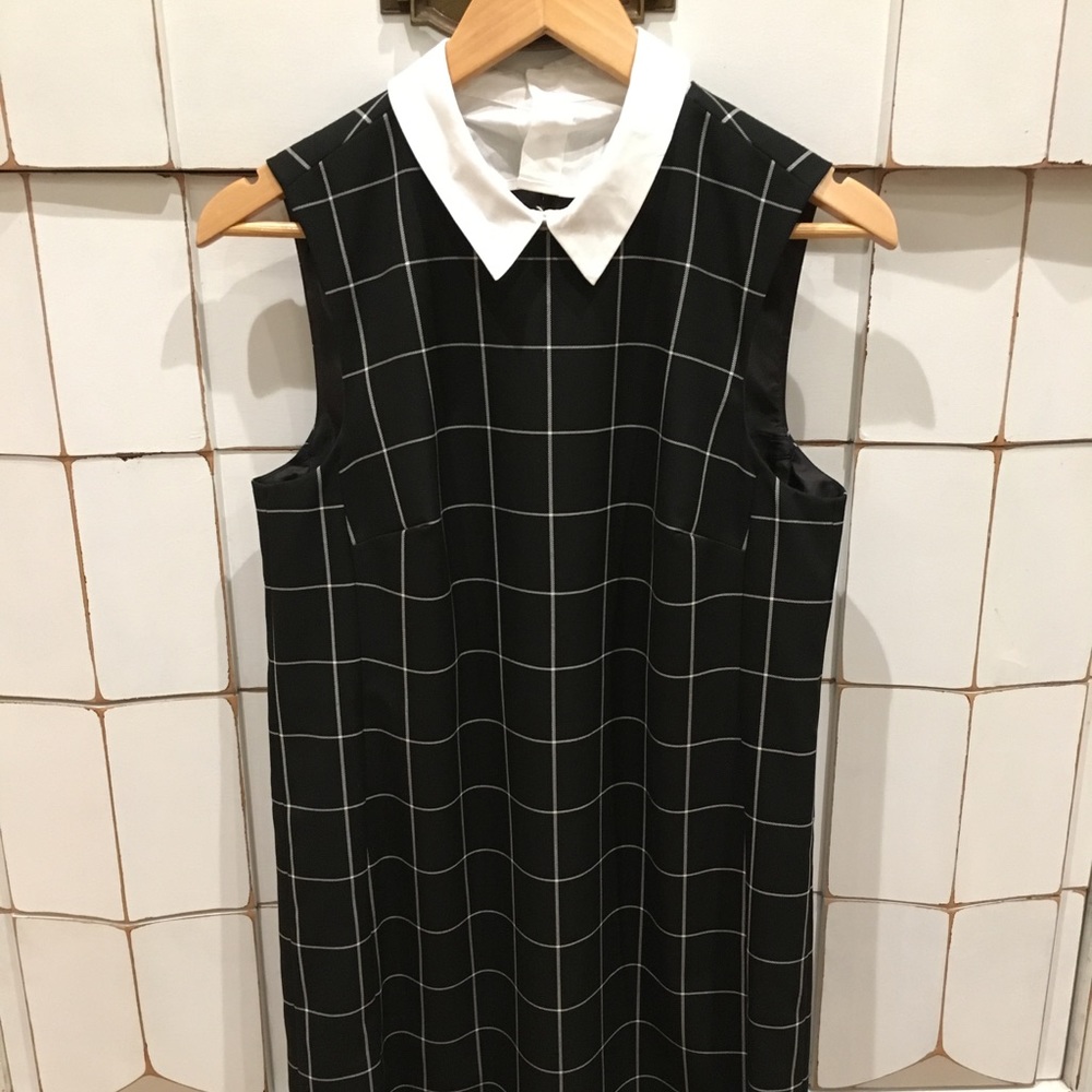 Halogen Plaid Shift Dress