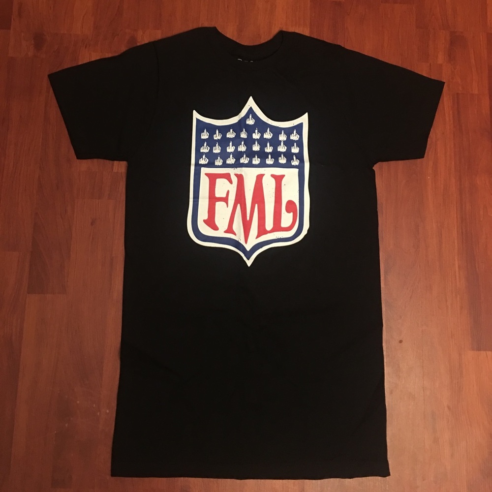 REASON BRAND 'FML' T-Shirt' - NEW