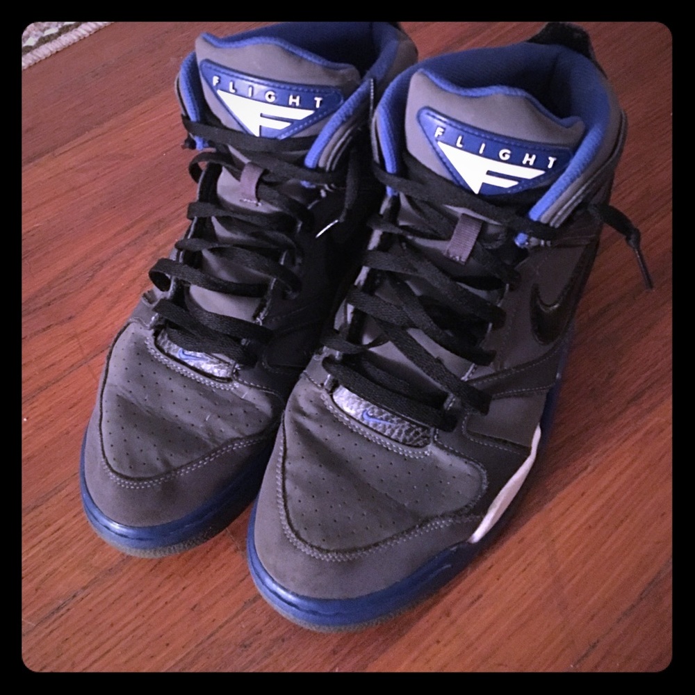 Nike Men's Air Flight Falcon Sneakers Blue Gray