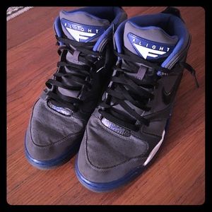 Nike Men's Air Flight Falcon Sneakers Blue Gray