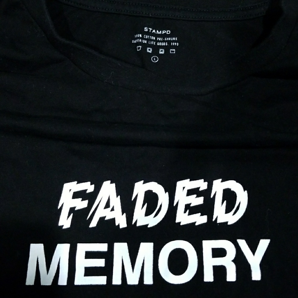 Stampd Faded Memory T-Shirt Size L