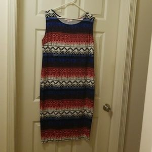 Simpley Be,Tribal Print BodyCon Dress