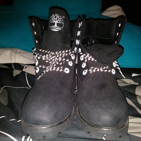 Black timberland boots - Picture 1 of 5