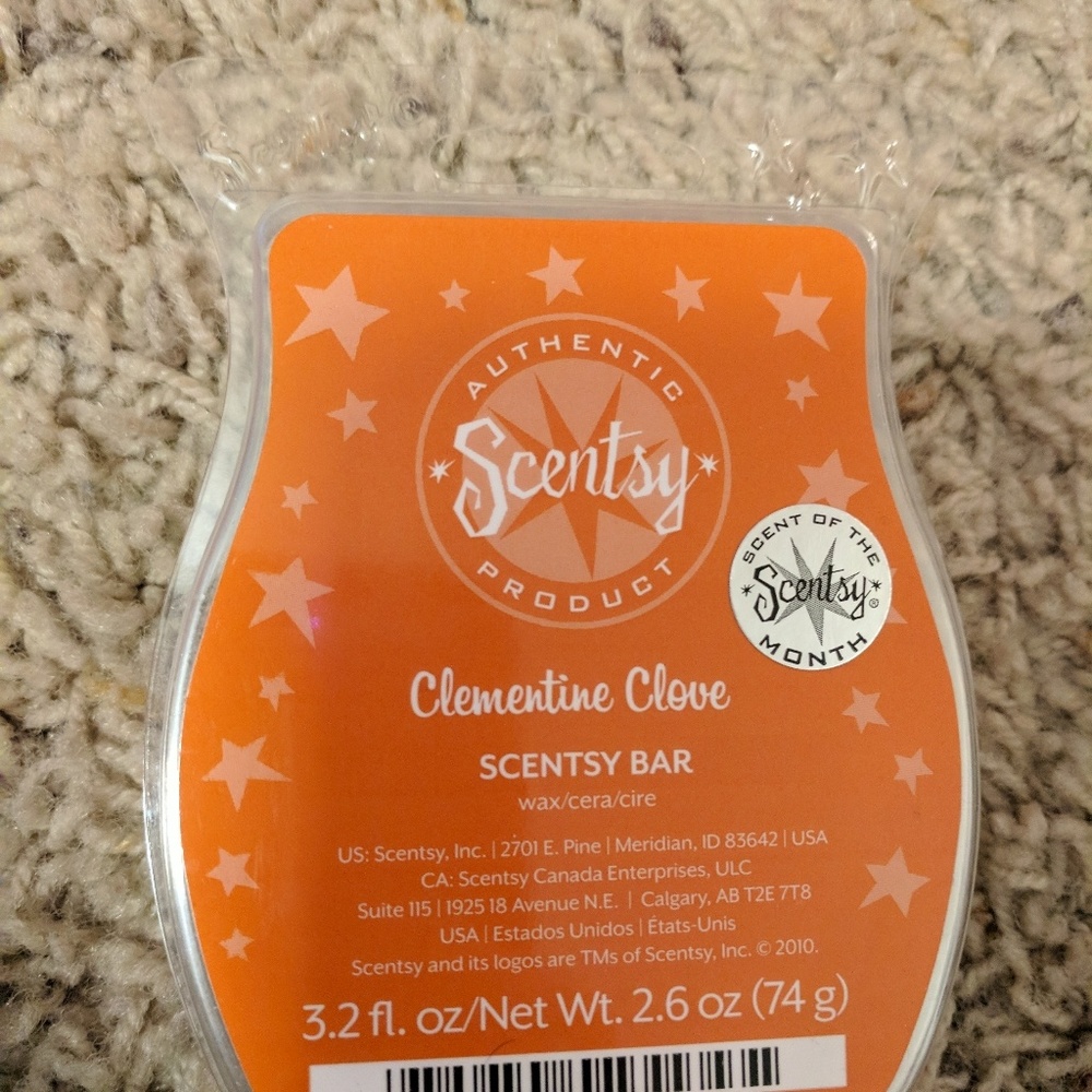 New Clementine Clove Scentsy bar