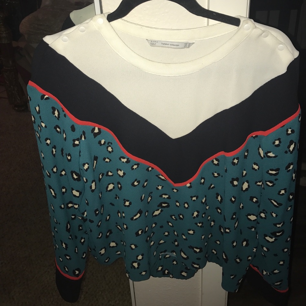 Women's ZARA top.