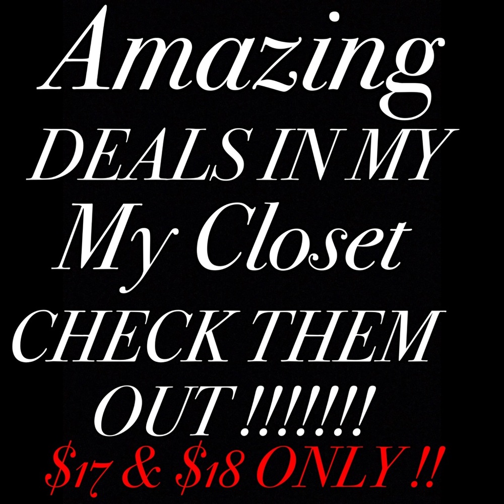 CHECK OUT MY CLOSET !!! BRAND NEW ITEMS !!!