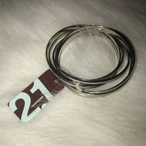 Silver bangles