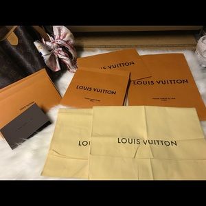 LV Louis Vuitton gift bag