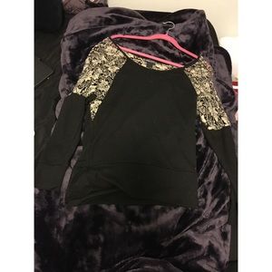 Off the shoulder sweater shirt