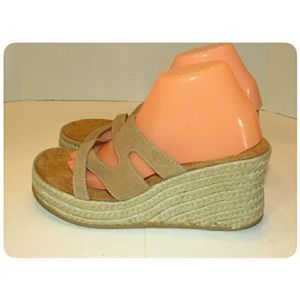 Splash Shoes - Women's Splash Brand Leather Wedge Sandal Size 10 Splash Shoes - Women's Splash Brand Leather Wedge Sandal Size 10