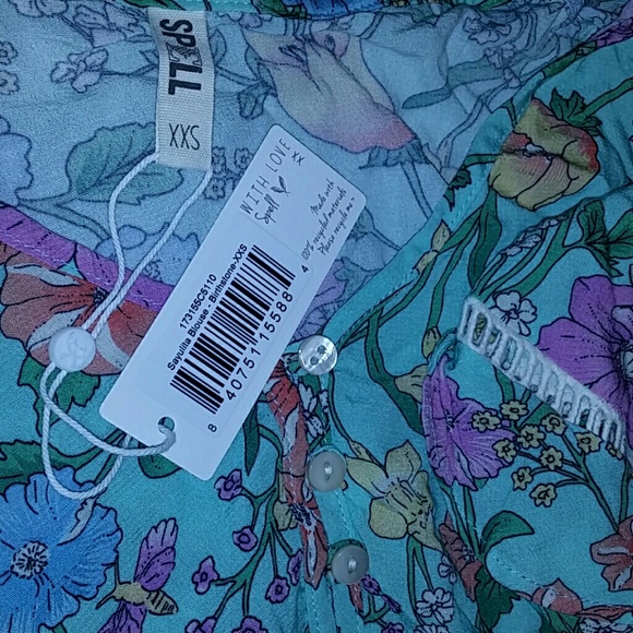 New spell designs sayulita blouse birthstone XXS - Picture 6 of 8