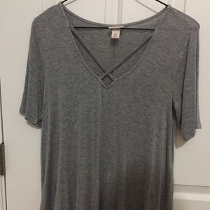 Xs grey tee
