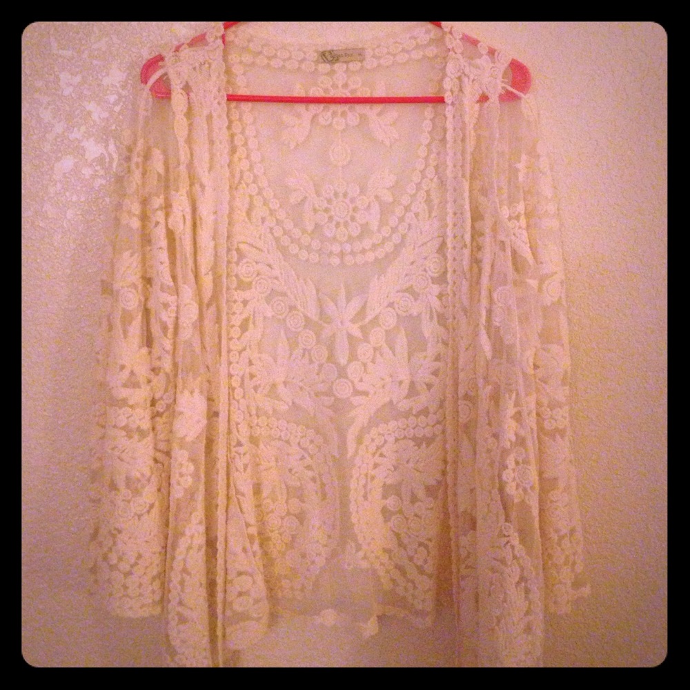 Modcloth lace-style cardigan