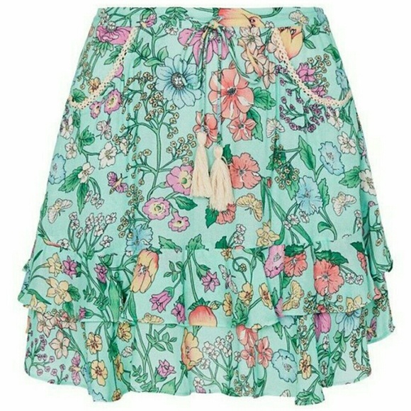 Spell | Skirts | New Spell Designs Sayulita Frill Skirt Birthstone ...