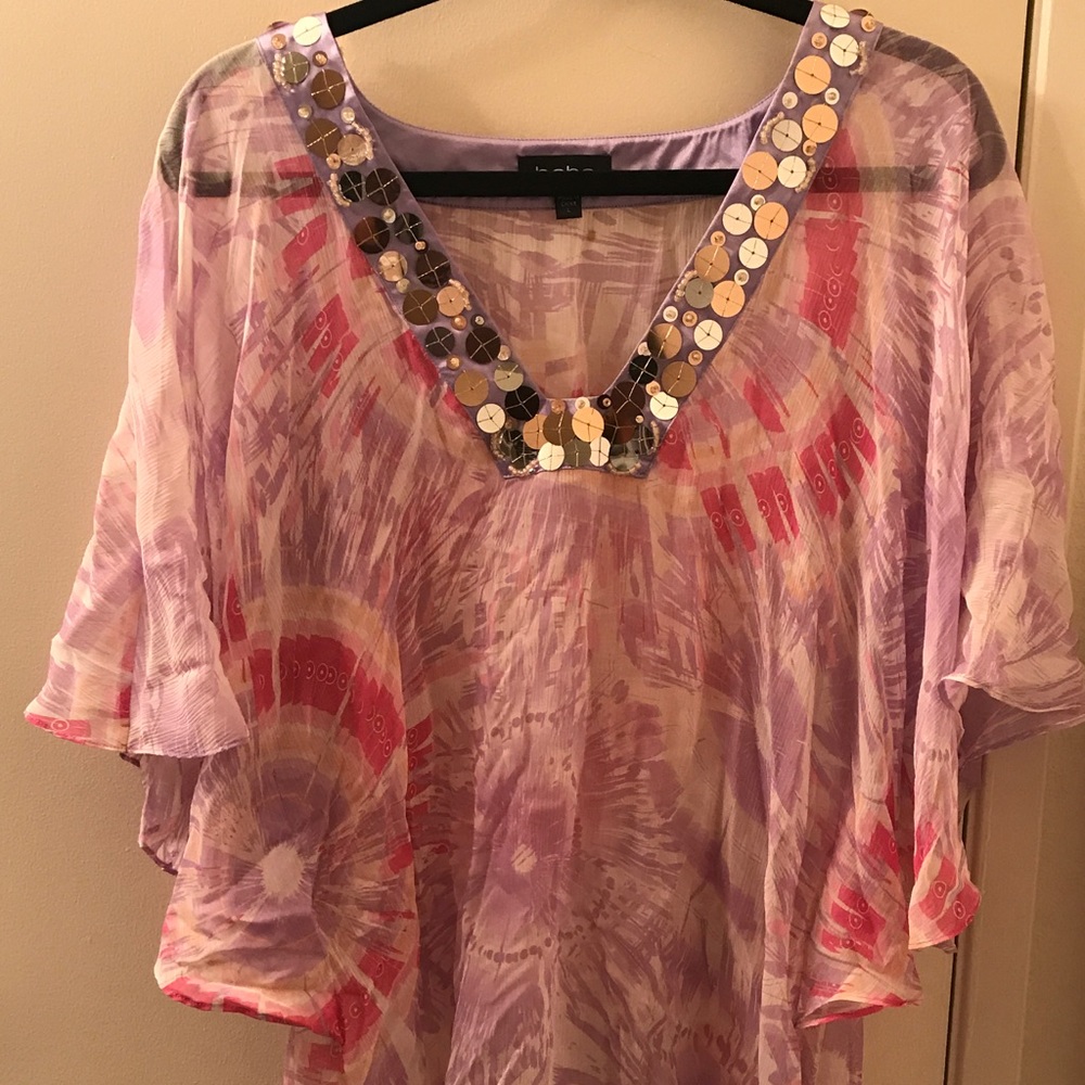 🌸💗 sheer flowy top