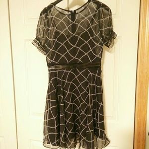 Black Chiffon Dress