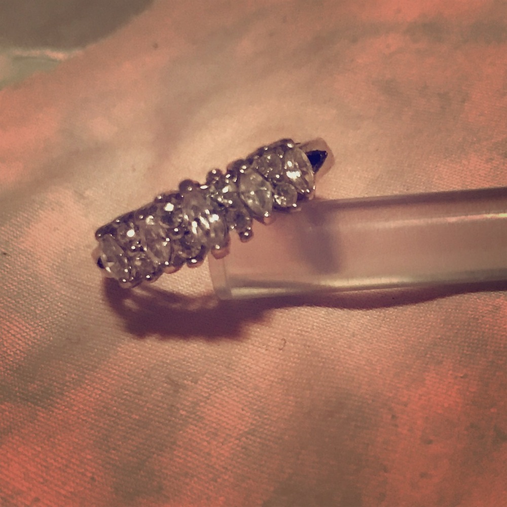 Faux Diamond Ring