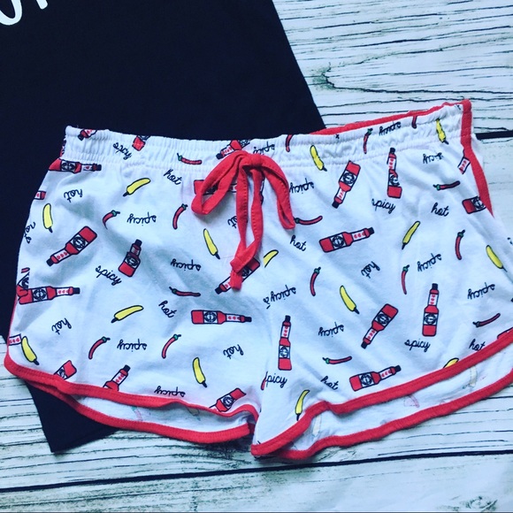 Ava Rose • Hot Sauce PJ Hottie Shorts Set - Picture 2 of 4