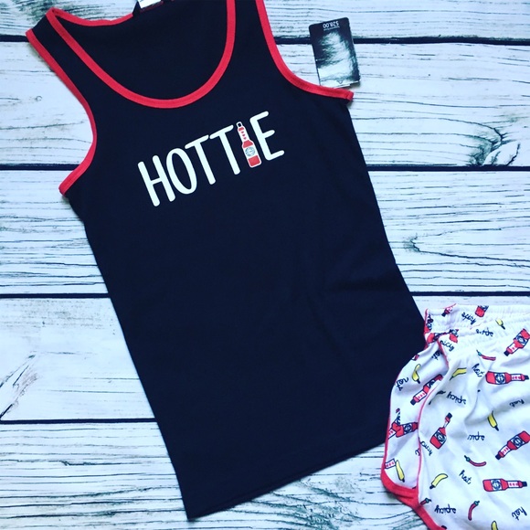 Ava Rose • Hot Sauce PJ Hottie Shorts Set - Picture 3 of 4