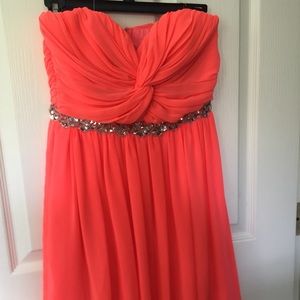 Neon orange short flowey dress Neon orange short flowey dress