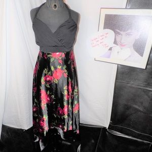 Torrid Halter Dress With Rose Print size 2X Torrid Halter Dress With Rose Print size 2X