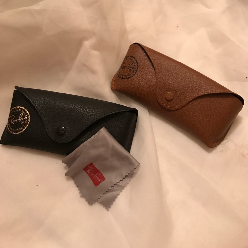 Two rayban cases