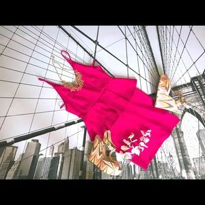HOT PINK COCKTAIL DRESS HOT PINK COCKTAIL DRESS