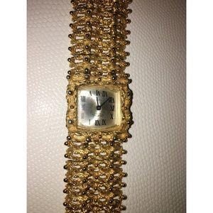 Vintage gold watch- women's