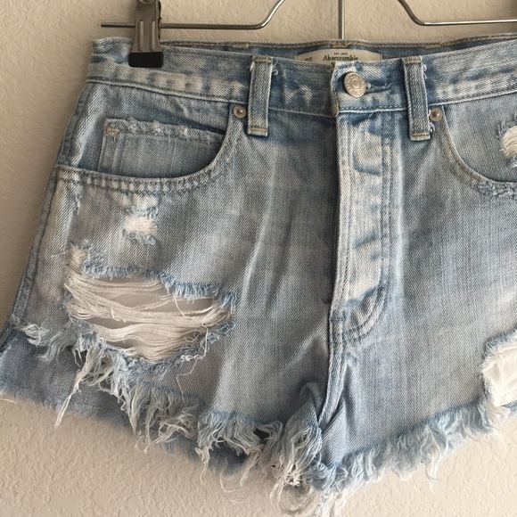 Abercrombie & Fitch Pants - abercrombie and fitch high waisted shorts
