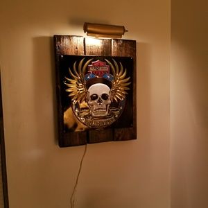 Hand crafted Harley sign