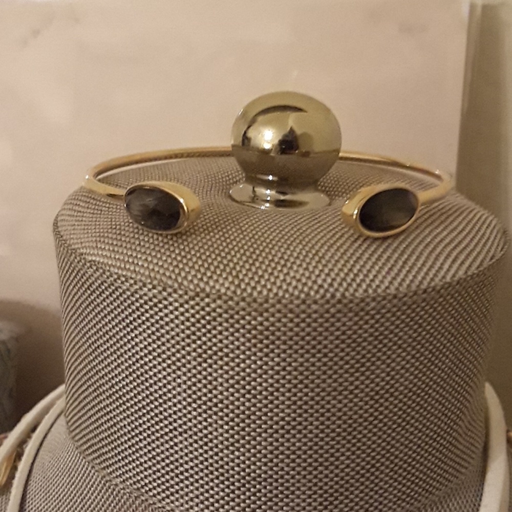 Ann Taylor Open Cuff Bracelet in Gold