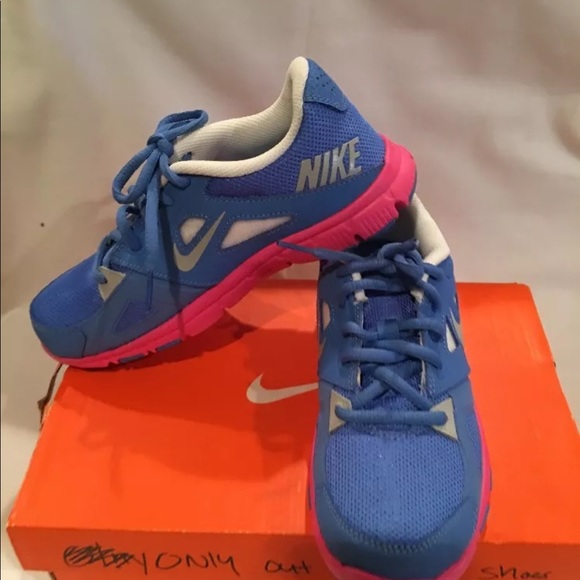 NEW NIKE FLEX SUPREME TR 2 (GS/PS) GIRLS size 3Y - Picture 5 of 7