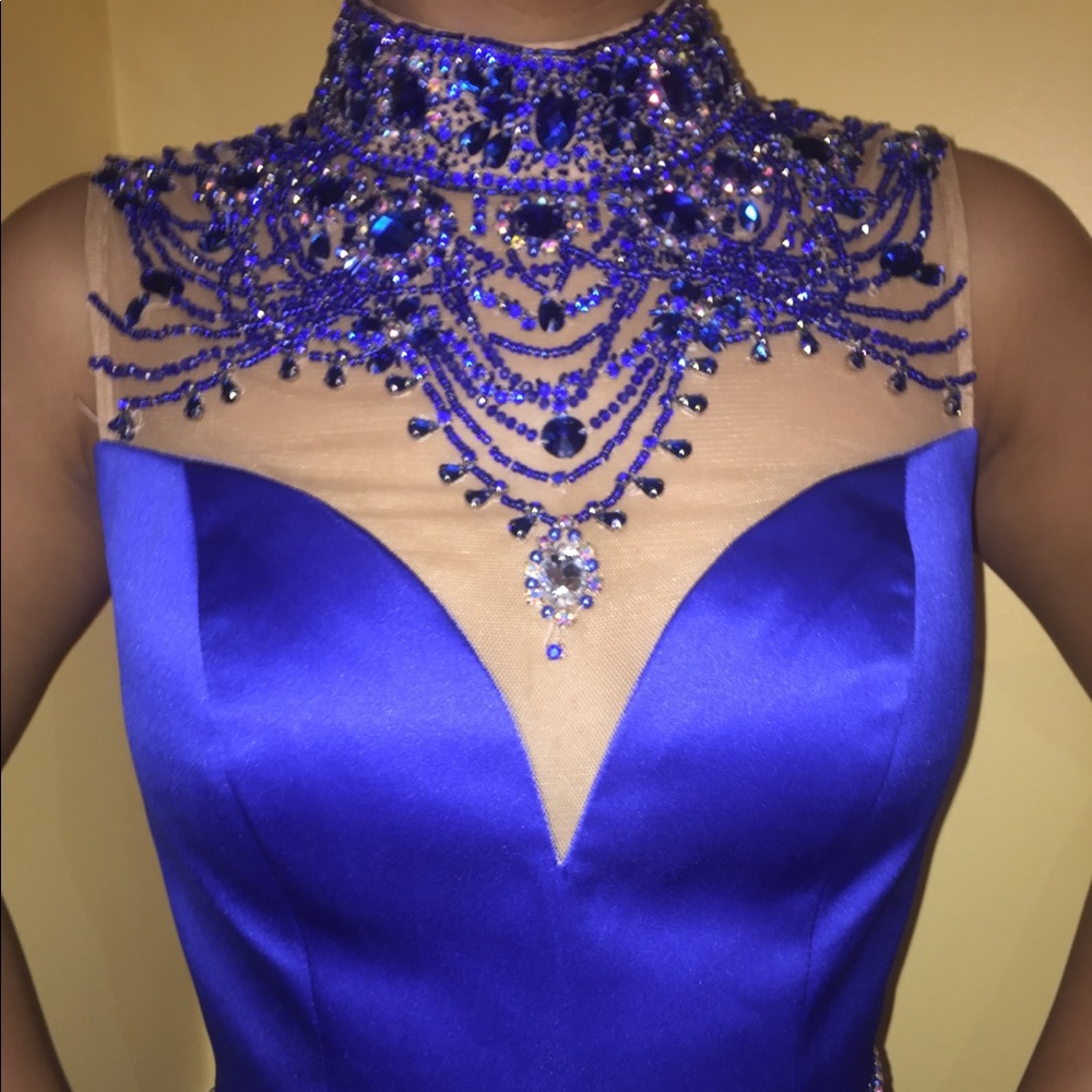 Sherri Hill Gown Royal blue size 0