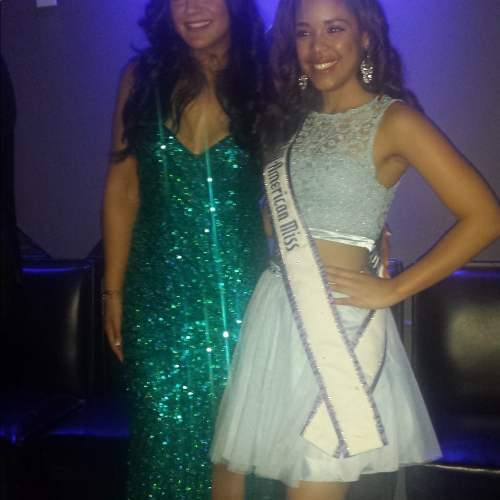 Two piece cocktail dress