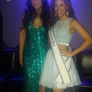 Two piece cocktail dress